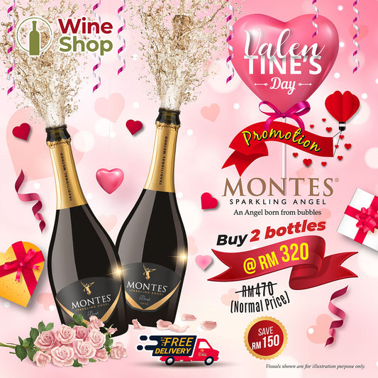 Valentine's Promo Montes Sparkling Wine
