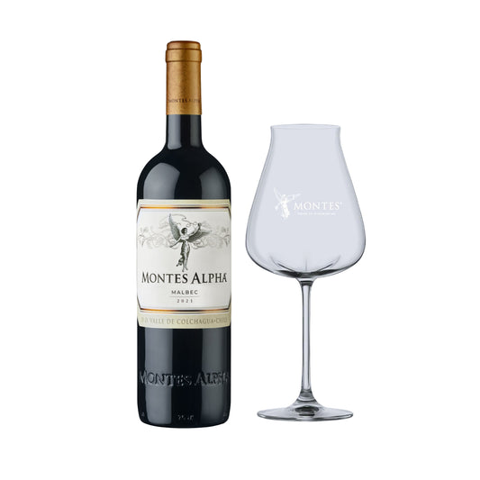 Montes Alpha Malbec Free 1 Lucaris Wine Glass