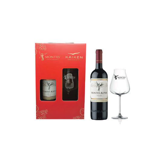 Montes Alpha Merlot Free 1 Lucaris Wine Glass