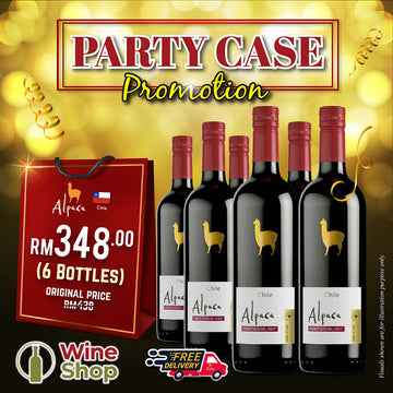 Alpaca Chilean Red Wine Party Case