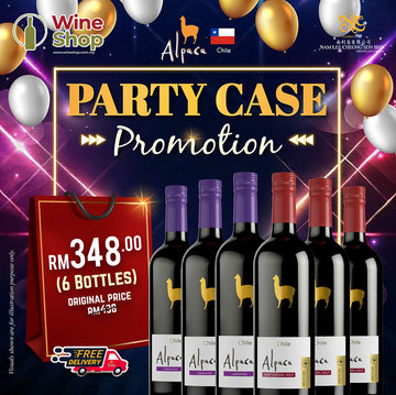 Alpaca Chilean Red Wine Party Case