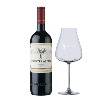 Montes Alpha Merlot Free 1 Lucaris Wine Glass