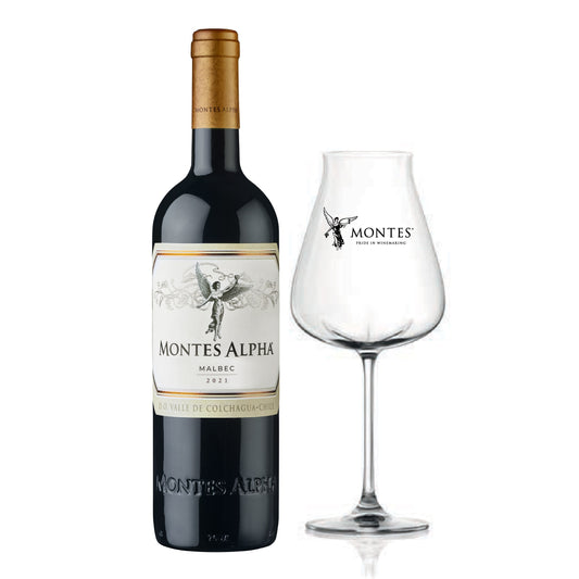 Montes Alpha Malbec Free 1 Lucaris Wine Glass